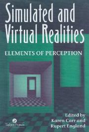 Cover of: Simulated and virtual realities: elements of perception