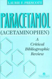 Cover of: Paracetamol (acetaminophen): a critical bibliographic review