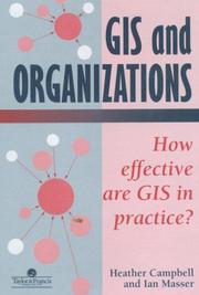 Cover of: GIS and organizations