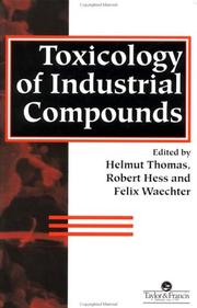 Cover of: Toxicology of industrial compounds by H. Thomas