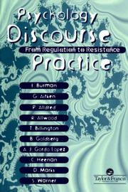 Cover of: Psychology discourse practice: from regulation to resistance
