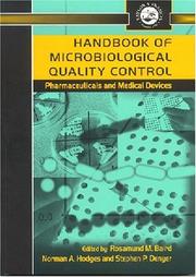 Cover of: Handbook of Microbiological Quality Control in Pharmaceuticals and Medical Devices (Pharmaceutical Science) by 