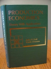 Cover of: Production economics by John P. Doll