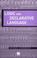 Cover of: Logic and declarative language