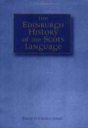 Cover of: The Edinburgh history of the Scots language by edited by Charles Jones.