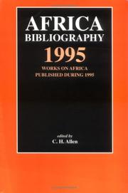 Cover of: Africa Bibliography