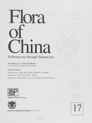 Cover of: Flora of China.