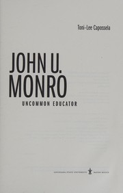 John U. Monro by Toni-Lee Capossela