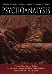 Cover of: The Edinburgh International Encyclopaedia of Psychoanalysis