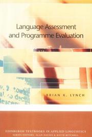 Cover of: Language assessment and programme evaluation