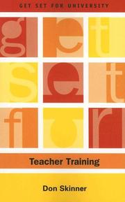 Cover of: Get Set for Teacher Training (Get Set for University)