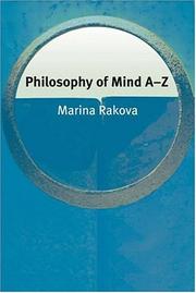 Cover of: Philosophy of Mind A-Z | Marina Rakova
