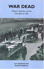 Cover of: War Dead: Western Societies and the Casualties of War