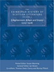 Cover of: The Edinburgh History of Scottish Literature, Volume Two: Enlightenment, Britain and Empire (1707-1918) (Volume Two)