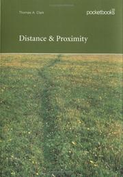 Cover of: Distance & proximity