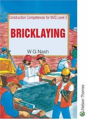 Cover of: Construction Competences for Nvq Level 2: Bricklaying (Nvq Construction)