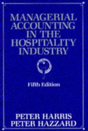 Cover of: Managerial Accounting in the Hospitality Industry