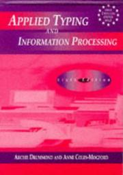 Applied typing and informationprocessing by Archie Drummond, Anne Coles-Mogford