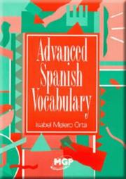 Cover of: Advanced Spanish Vocabulary