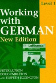 Cover of: Working With German, Level 1: Coursebook (Working with)