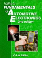 Hillier's fundamentals of automotive electronics by V. A. W. Hillier
