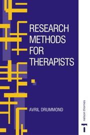 Cover of: Research Methods for Therapists (C & H)