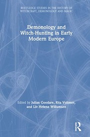 Cover of: Demonology and Witch-Hunting in Early Modern Europe