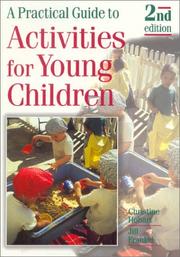 Cover of: A Practical Guide to Activities for Young Children (A Practical Guide to)