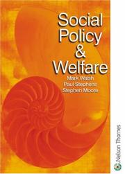 Cover of: Social Policy and Welfare