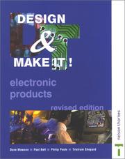 Cover of: Electronic Products (Design & Make It)