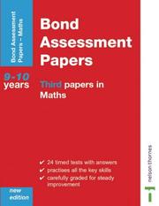 Cover of: Bond Assesment Papers (Bond Assessment Papers)