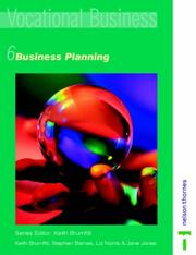 Cover of: Business Planning (Vocational Business) by Keith Brumfitt, Stephen Barnes, Jane Jones, Liz Norris