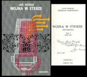 Cover of: Wojna w eterze by Jan Nowak