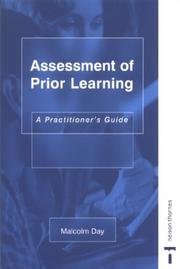 Cover of: Assessment of prior learning by Malcolm Day