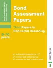 Cover of: Bond Assessment Papers by Andrew Baines
