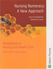 Cover of: Nursing Numeracy: A New Approach (Fundations in Nursing and Health Care)