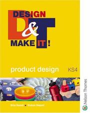 Cover of: Design & Make It!: Product Design (Design & Make It)