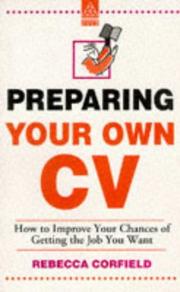 Preparing Your Own CV by Rebecca Corfield