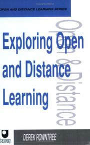 EXPLORING OPEN & DISTANCE LEARNING (Open and Distance Learning) by Derek Rowntree