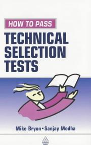 Cover of: How to Pass Technical Selection Tests