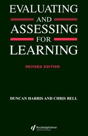 Cover of: Evaluating & Assessing for Learning