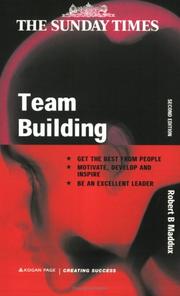 Cover of: Team Building by Robert B. Maddux