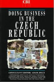 Cover of: Doing Business in the Czech Republic (Doing Business With the Czech Republic)