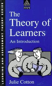 Cover of: The theory of learners: an introduction
