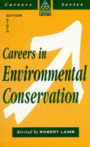 Cover of: Careers in environmental conservation