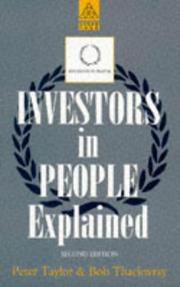 Cover of: Investors In People Explained