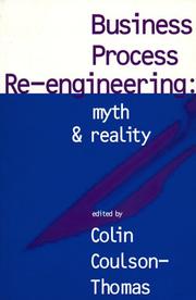 Business Process Re-Engineering by Colin Coulson-Thomas