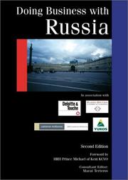 Cover of: Doing Business with Russia by Marat Terterov, Marat Terterov