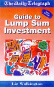 Cover of: "Daily Telegraph" Guide to Lump Sum Investment (Daily Telegraph)
