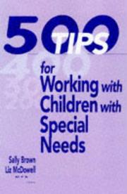 Cover of: 500 TIPS FOR WORKING WITH CHILDREN WITH SPECIAL NEEDS (500 Tips Series)